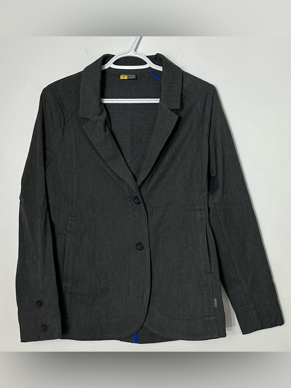 Eddie Bauer Charcoal Women's Two-Button Blazer